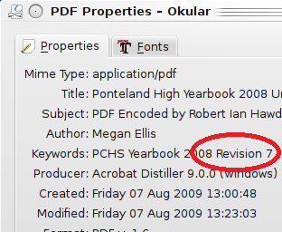 Properties box Properties box